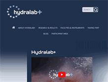 Tablet Screenshot of hydralab.eu